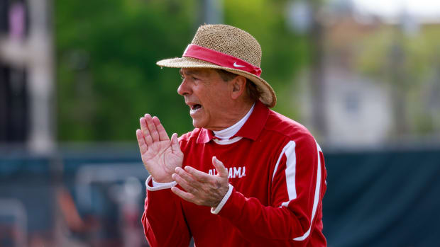 Nick Saban, Alabama Football Practice - March 20, 2023